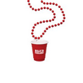 Red Cup Shot Glass on Beads